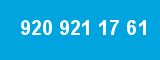 920 921 17 61